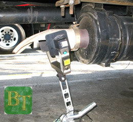 Wireless BT2000 on International box truck with DPF